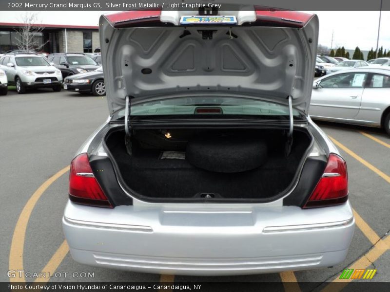Silver Frost Metallic / Light Graphite Grey 2002 Mercury Grand Marquis GS