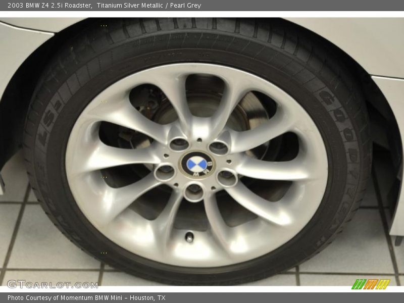 Titanium Silver Metallic / Pearl Grey 2003 BMW Z4 2.5i Roadster