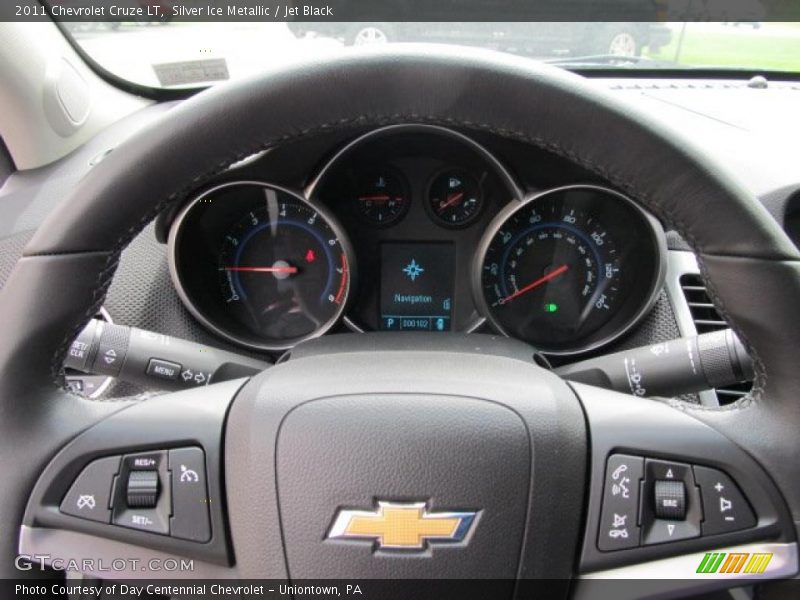 Silver Ice Metallic / Jet Black 2011 Chevrolet Cruze LT