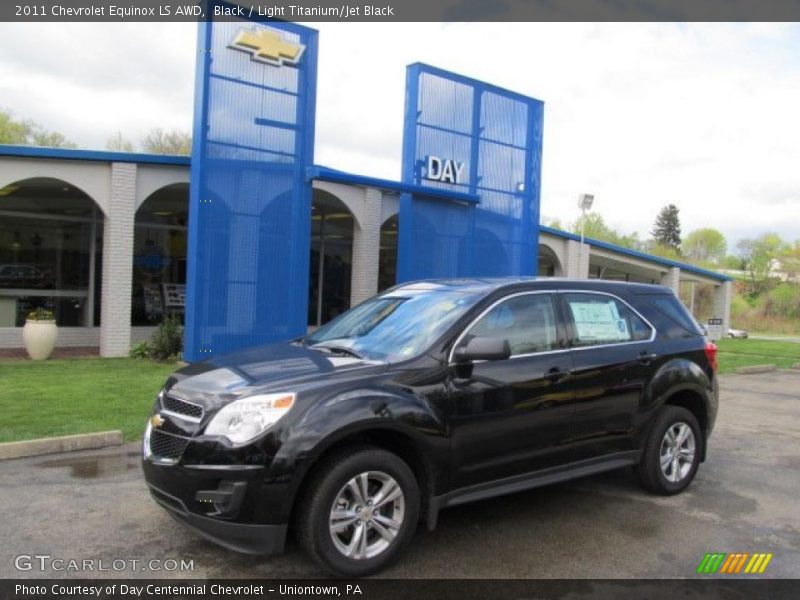 Black / Light Titanium/Jet Black 2011 Chevrolet Equinox LS AWD