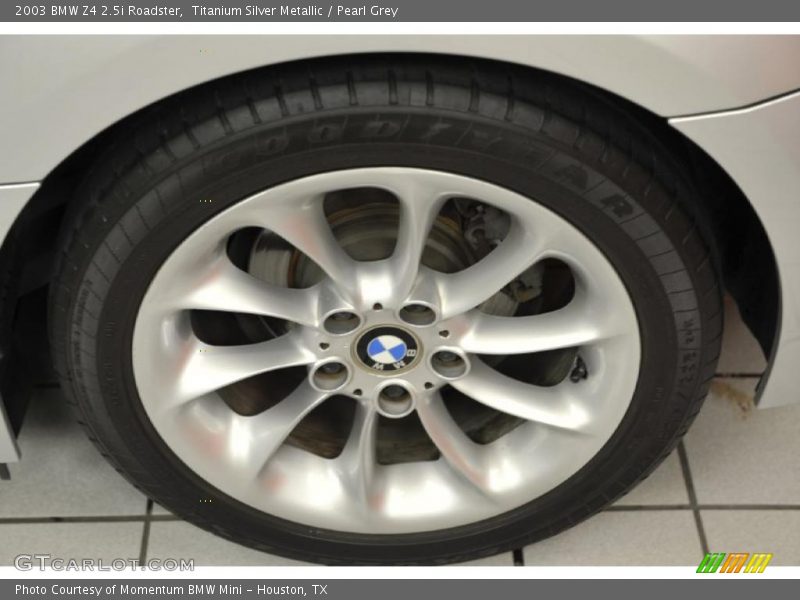 Titanium Silver Metallic / Pearl Grey 2003 BMW Z4 2.5i Roadster