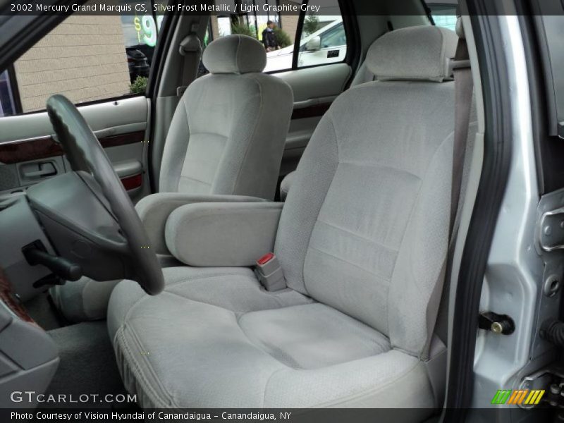 Silver Frost Metallic / Light Graphite Grey 2002 Mercury Grand Marquis GS