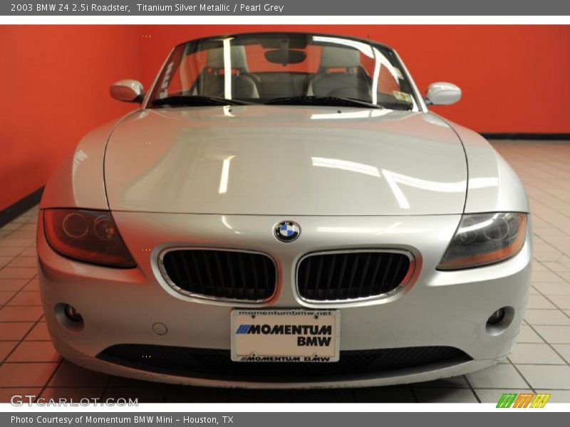 Titanium Silver Metallic / Pearl Grey 2003 BMW Z4 2.5i Roadster