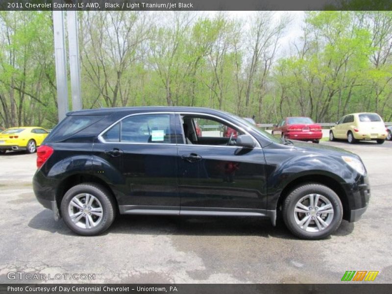 Black / Light Titanium/Jet Black 2011 Chevrolet Equinox LS AWD