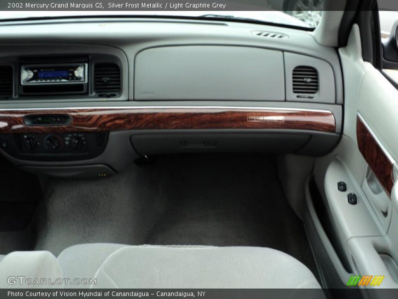 Silver Frost Metallic / Light Graphite Grey 2002 Mercury Grand Marquis GS