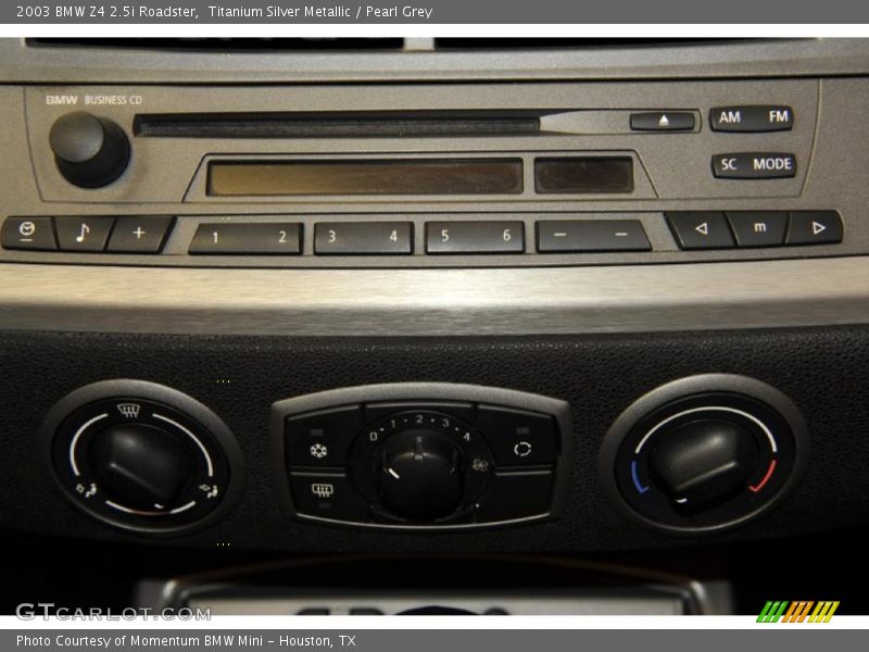 Titanium Silver Metallic / Pearl Grey 2003 BMW Z4 2.5i Roadster