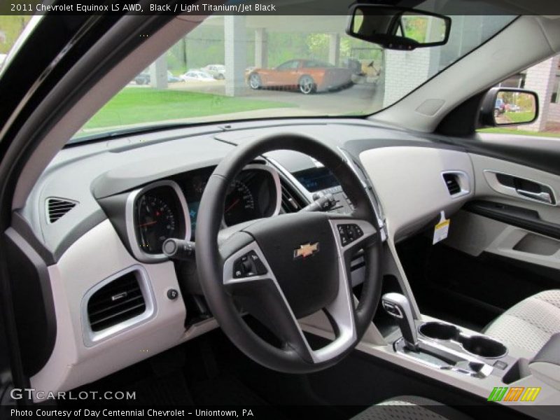 Black / Light Titanium/Jet Black 2011 Chevrolet Equinox LS AWD