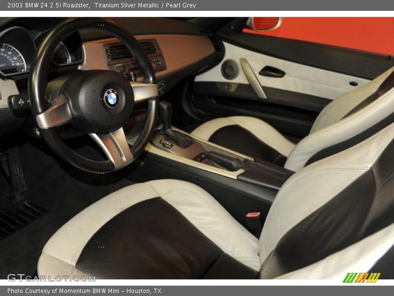 Titanium Silver Metallic / Pearl Grey 2003 BMW Z4 2.5i Roadster