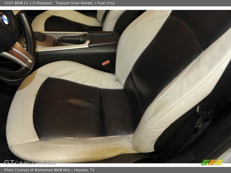 Titanium Silver Metallic / Pearl Grey 2003 BMW Z4 2.5i Roadster