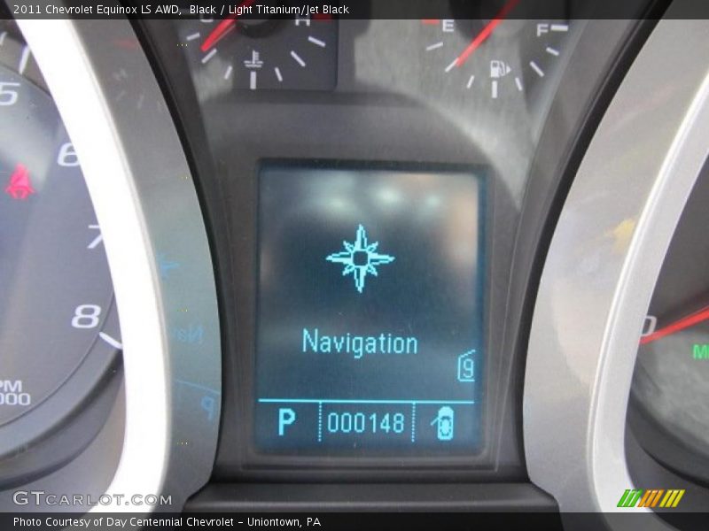 Black / Light Titanium/Jet Black 2011 Chevrolet Equinox LS AWD
