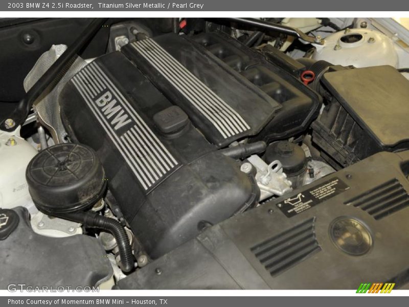 Titanium Silver Metallic / Pearl Grey 2003 BMW Z4 2.5i Roadster