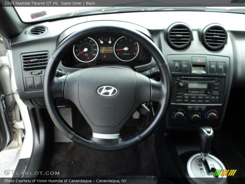 Dashboard of 2003 Tiburon GT V6