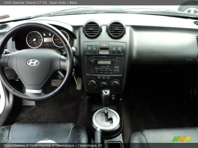 Dashboard of 2003 Tiburon GT V6