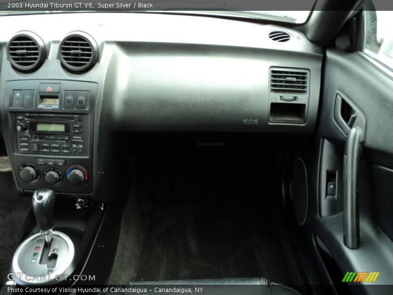 Dashboard of 2003 Tiburon GT V6