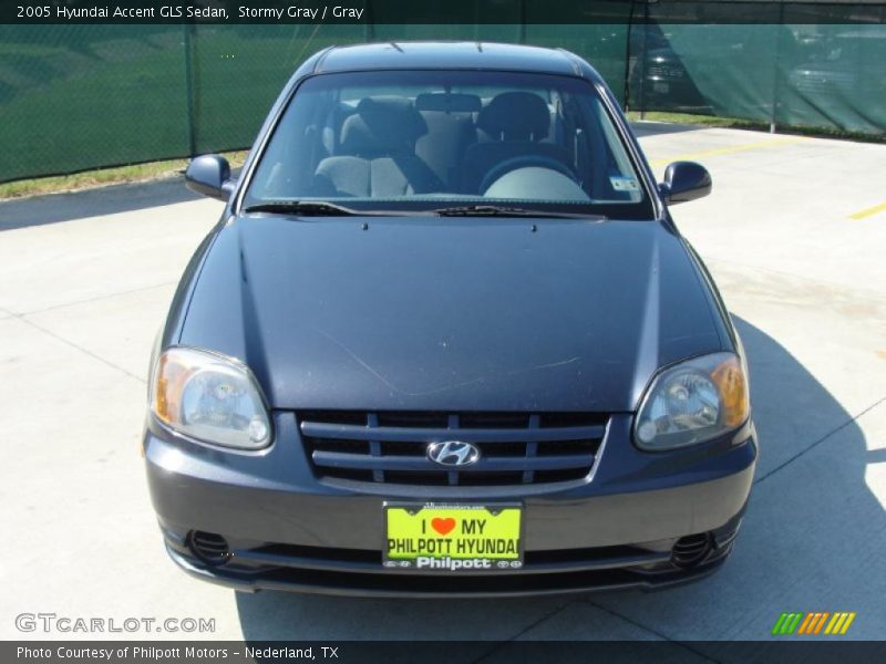 Stormy Gray / Gray 2005 Hyundai Accent GLS Sedan