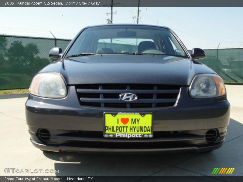 Stormy Gray / Gray 2005 Hyundai Accent GLS Sedan