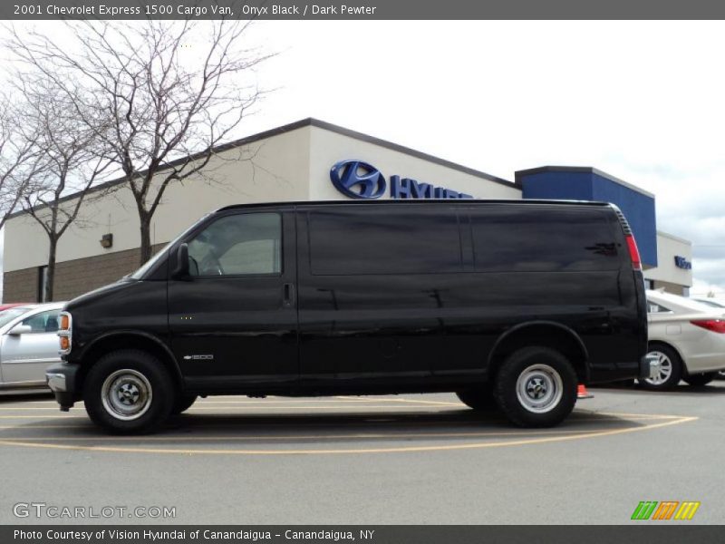 Onyx Black / Dark Pewter 2001 Chevrolet Express 1500 Cargo Van