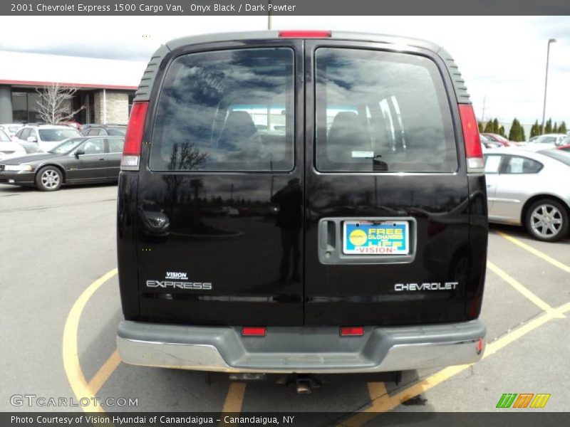 Onyx Black / Dark Pewter 2001 Chevrolet Express 1500 Cargo Van