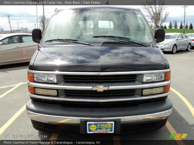Onyx Black / Dark Pewter 2001 Chevrolet Express 1500 Cargo Van