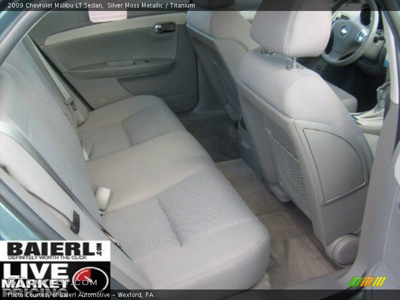 Silver Moss Metallic / Titanium 2009 Chevrolet Malibu LT Sedan