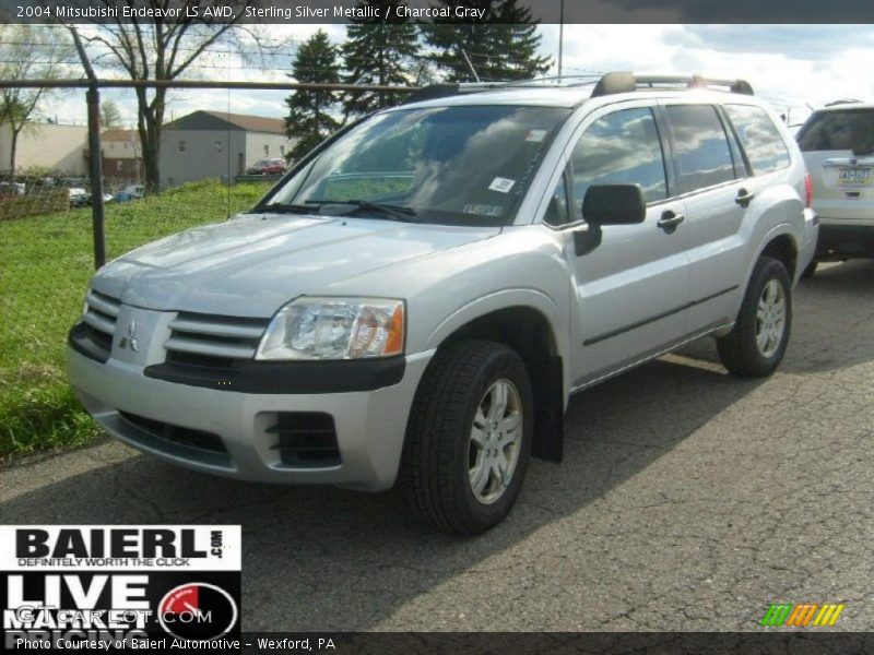 Sterling Silver Metallic / Charcoal Gray 2004 Mitsubishi Endeavor LS AWD