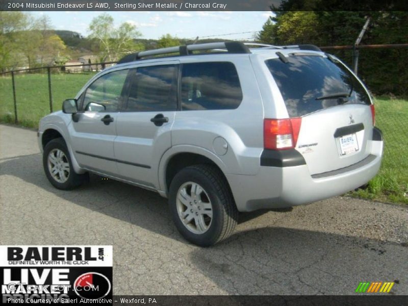 Sterling Silver Metallic / Charcoal Gray 2004 Mitsubishi Endeavor LS AWD