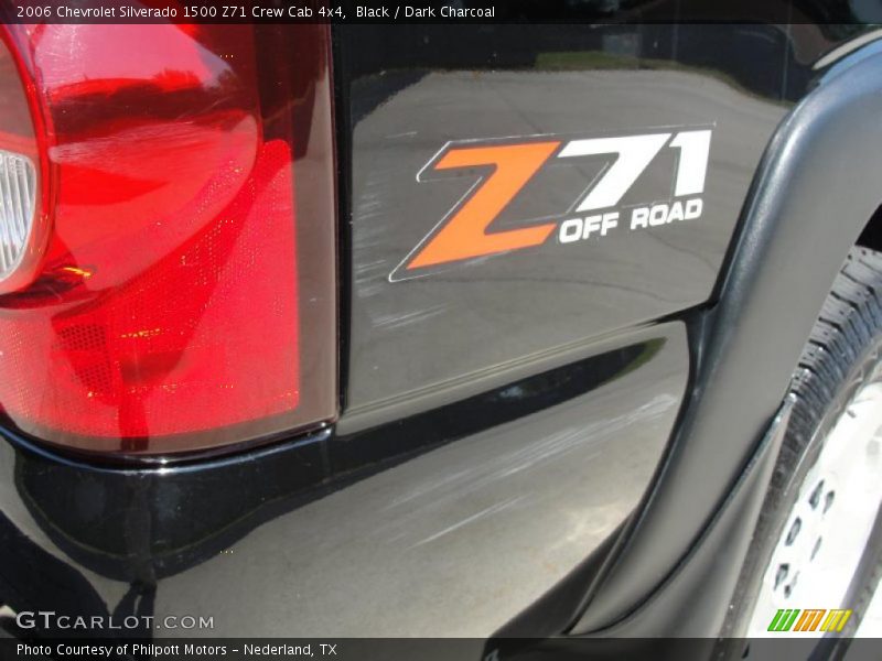 Black / Dark Charcoal 2006 Chevrolet Silverado 1500 Z71 Crew Cab 4x4