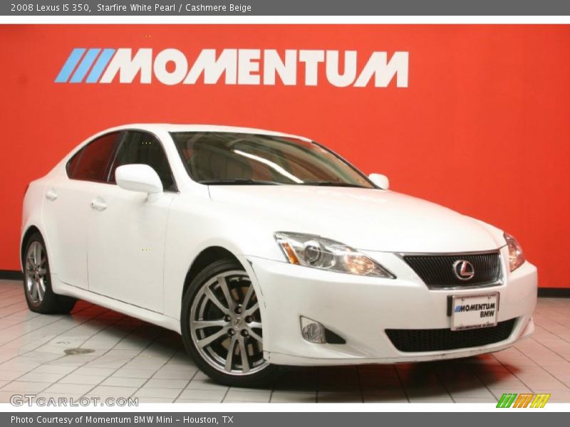 Starfire White Pearl / Cashmere Beige 2008 Lexus IS 350