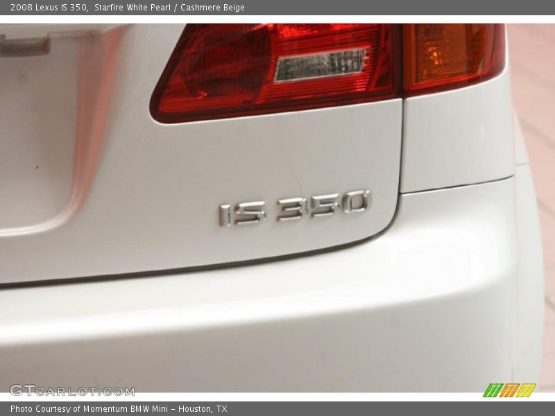 Starfire White Pearl / Cashmere Beige 2008 Lexus IS 350