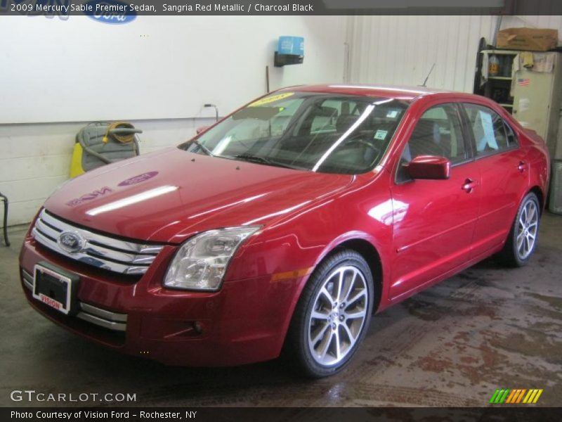 Sangria Red Metallic / Charcoal Black 2009 Mercury Sable Premier Sedan