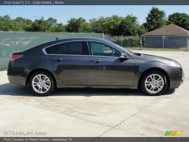 Grigio Metallic / Ebony 2010 Acura TL 3.5
