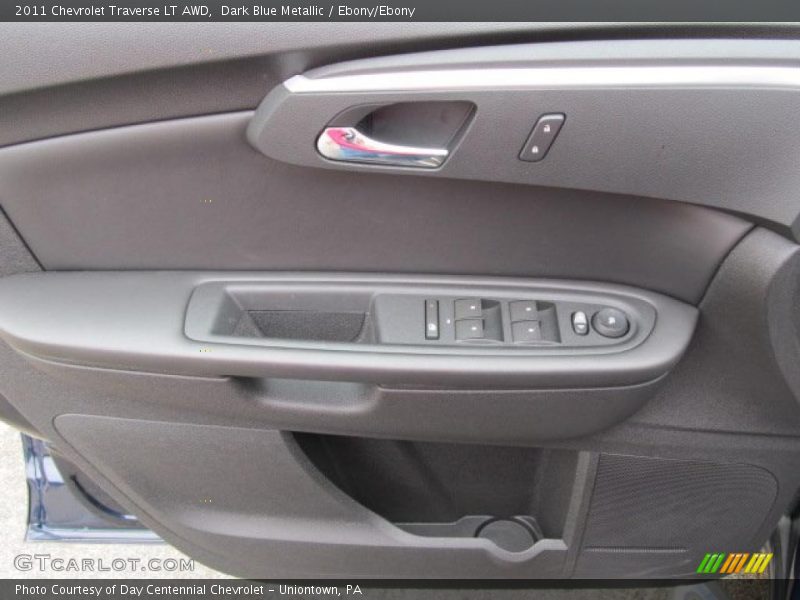 Dark Blue Metallic / Ebony/Ebony 2011 Chevrolet Traverse LT AWD