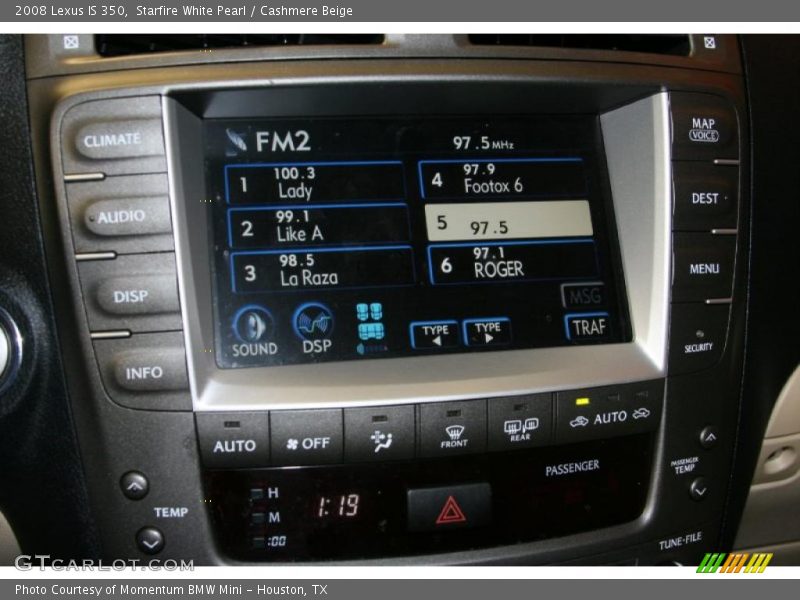 Starfire White Pearl / Cashmere Beige 2008 Lexus IS 350
