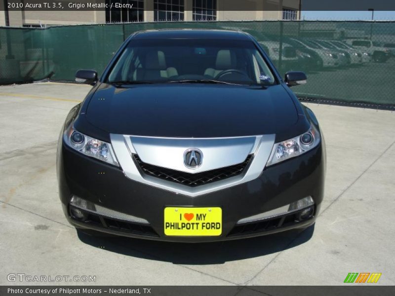 Grigio Metallic / Ebony 2010 Acura TL 3.5
