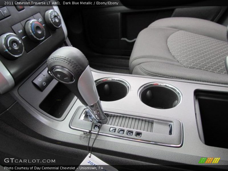Dark Blue Metallic / Ebony/Ebony 2011 Chevrolet Traverse LT AWD