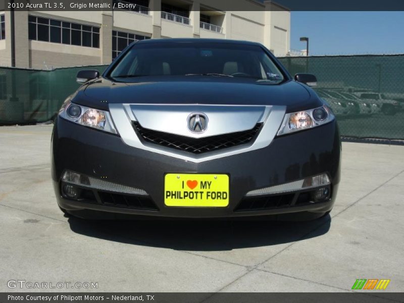 Grigio Metallic / Ebony 2010 Acura TL 3.5