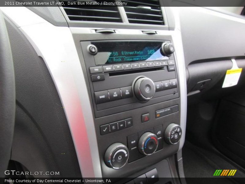 Dark Blue Metallic / Ebony/Ebony 2011 Chevrolet Traverse LT AWD