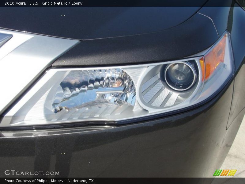 Grigio Metallic / Ebony 2010 Acura TL 3.5