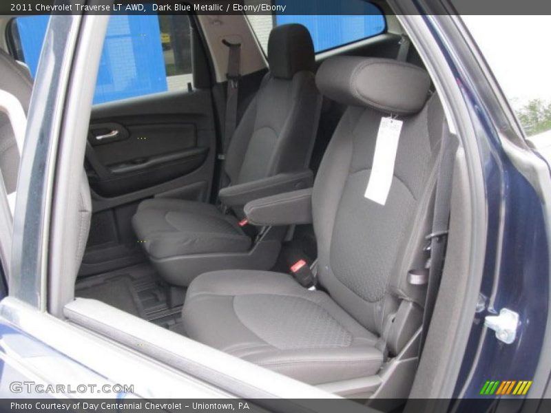 Dark Blue Metallic / Ebony/Ebony 2011 Chevrolet Traverse LT AWD