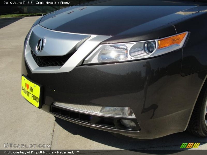 Grigio Metallic / Ebony 2010 Acura TL 3.5