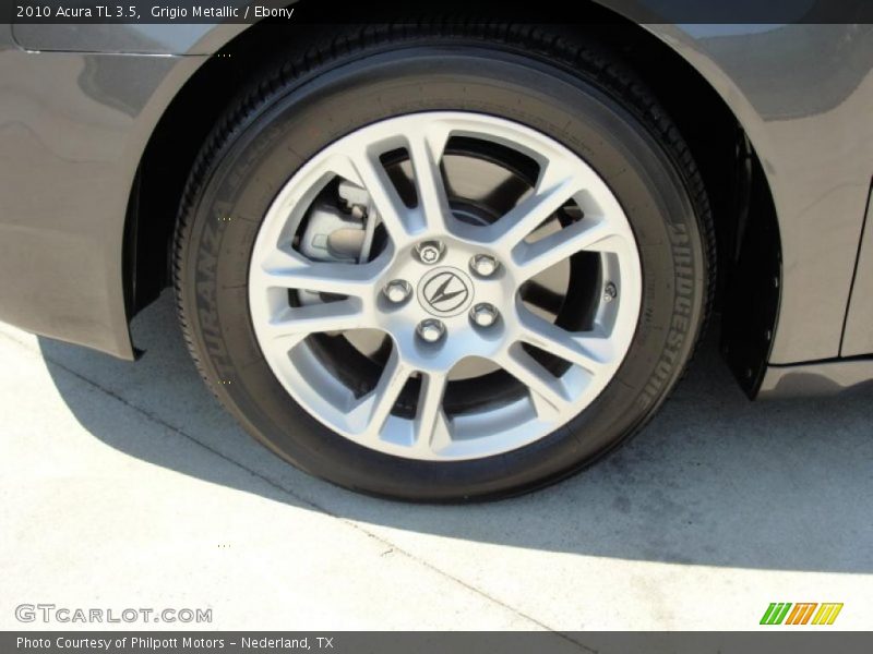 Grigio Metallic / Ebony 2010 Acura TL 3.5