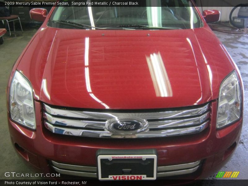 Sangria Red Metallic / Charcoal Black 2009 Mercury Sable Premier Sedan