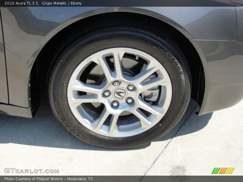 Grigio Metallic / Ebony 2010 Acura TL 3.5