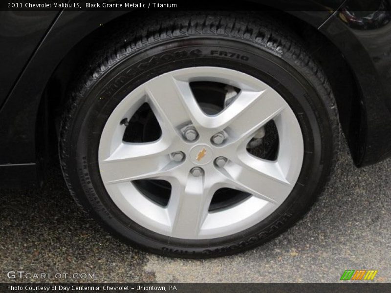 Black Granite Metallic / Titanium 2011 Chevrolet Malibu LS