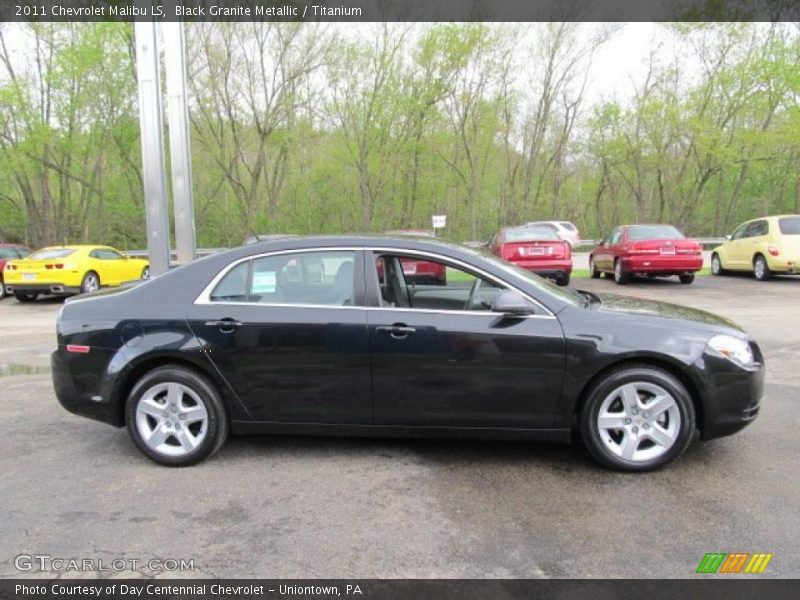 Black Granite Metallic / Titanium 2011 Chevrolet Malibu LS