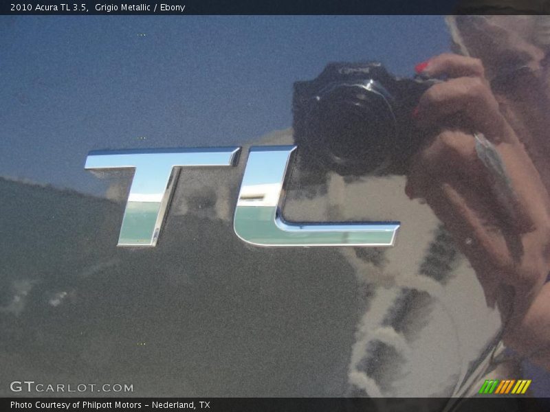 Grigio Metallic / Ebony 2010 Acura TL 3.5