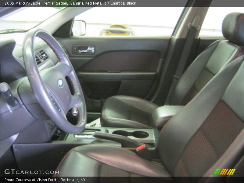 Sangria Red Metallic / Charcoal Black 2009 Mercury Sable Premier Sedan