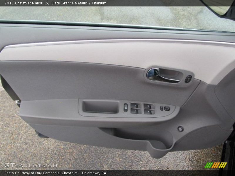 Black Granite Metallic / Titanium 2011 Chevrolet Malibu LS