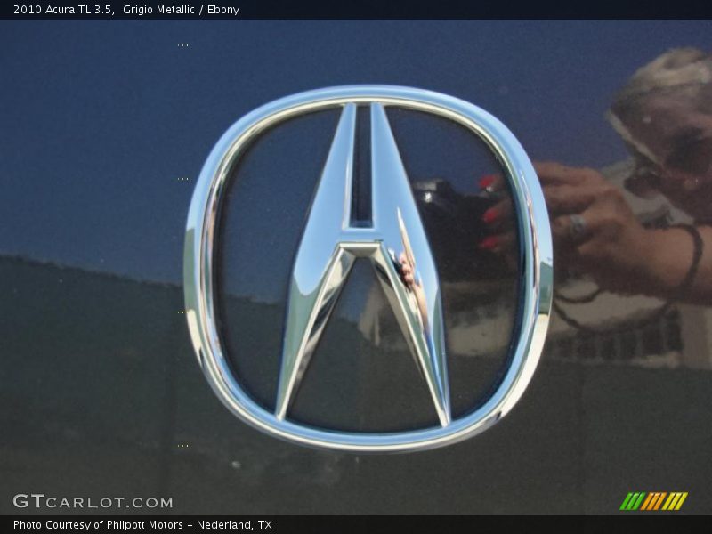 Grigio Metallic / Ebony 2010 Acura TL 3.5