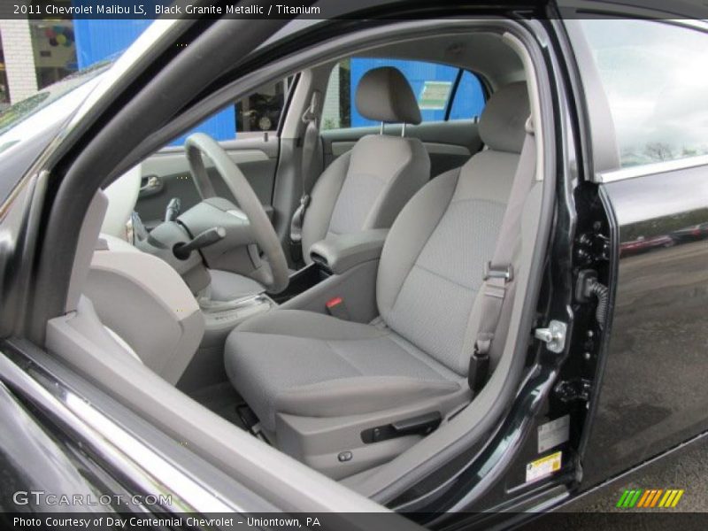 Black Granite Metallic / Titanium 2011 Chevrolet Malibu LS